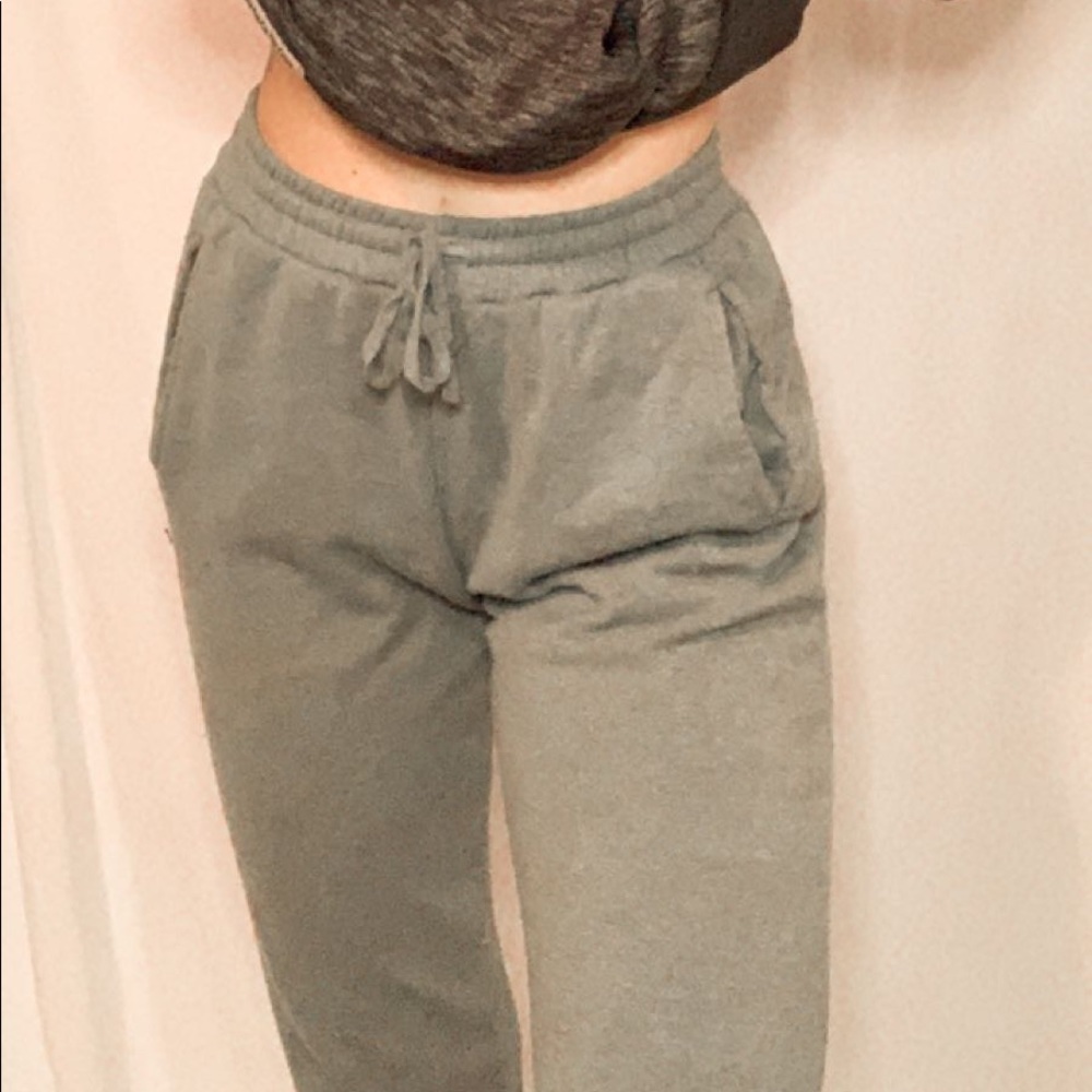 Brandy Melville Green Joggers